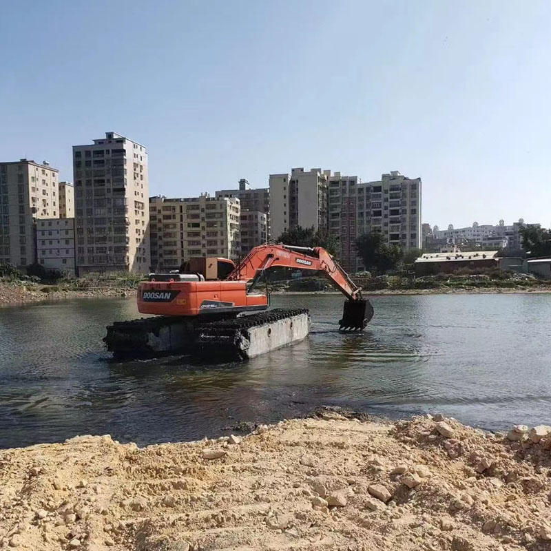 福建水陆挖机租赁